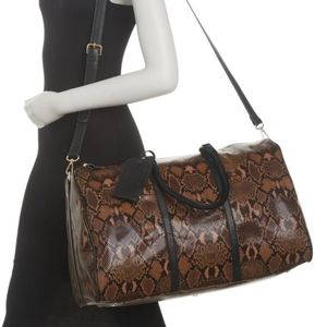 Leather Weekend Bag NWT